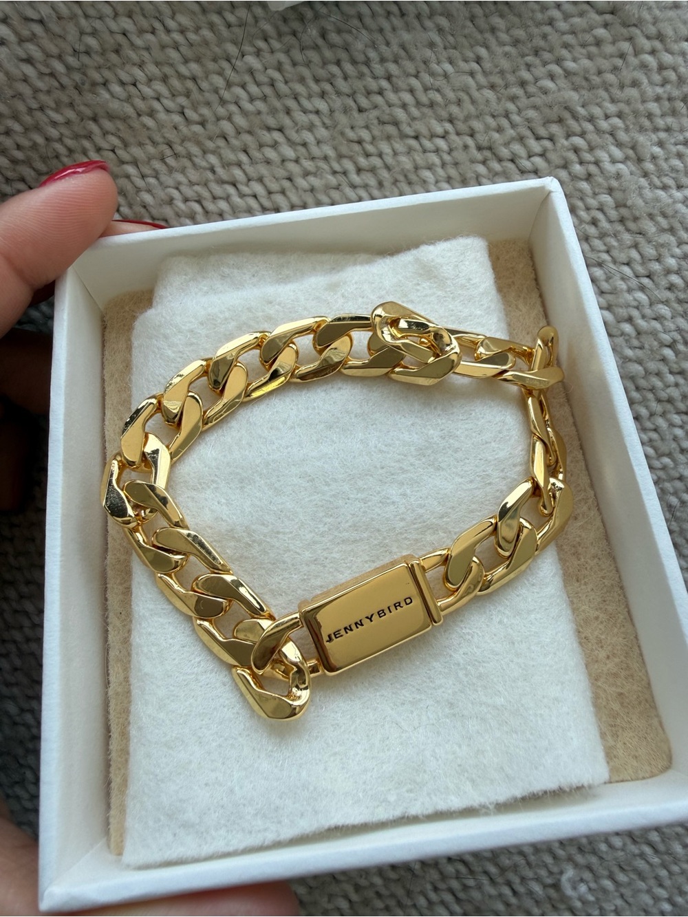 NWT Jenny Bird Walter Bracelet | 14K Gold-Dipped Brass